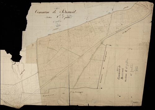 Plan du cadastre napoléonien - Beauval : E2