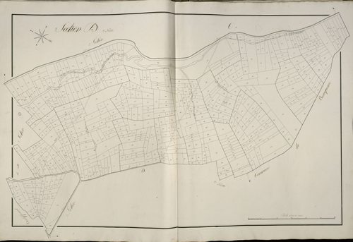 Plan du cadastre napoléonien - Beauval : D2