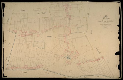 Plan du cadastre napoléonien - Behen : Chef-lieu (Le), A2