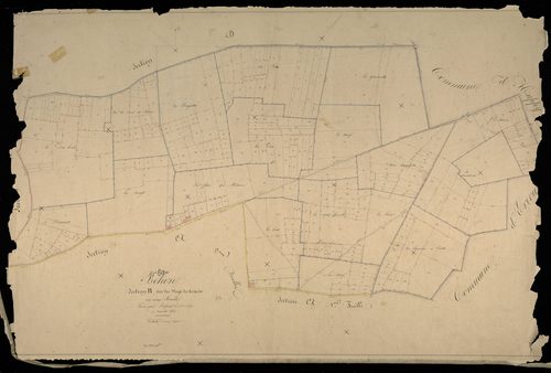 Plan du cadastre napoléonien - Behen : Vingt (Les) ; Huit (Les) ; Quarante (les), B
