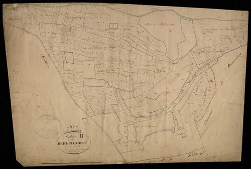 Plan du cadastre napoléonien - Behencourt : B