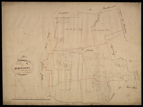Plan du cadastre napoléonien - Behencourt : A2