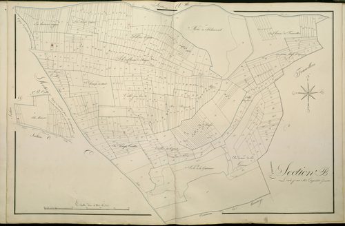 Plan du cadastre napoléonien - Atlas cantonal - Behencourt : B
