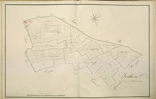 Plan du cadastre napoléonien - Atlas cantonal - Behencourt : C