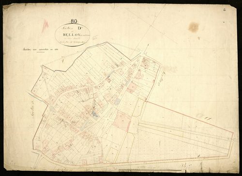 Plan du cadastre napoléonien - Belloy-en-Santerre (Belloy) : D