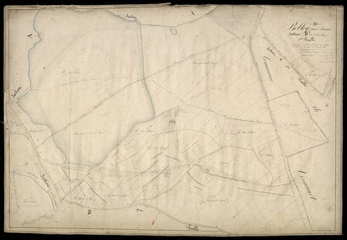 Plan du cadastre napoléonien - Belloy-sur-Somme : Haut Ligny (Le), B1