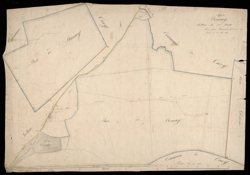 Plan du cadastre napoléonien - Bernay : B1