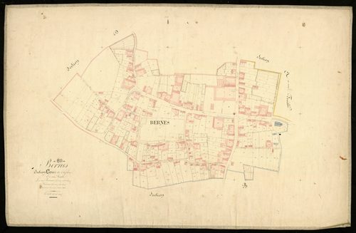 Plan du cadastre napoléonien - Bernes : Chef-lieu (Le), C