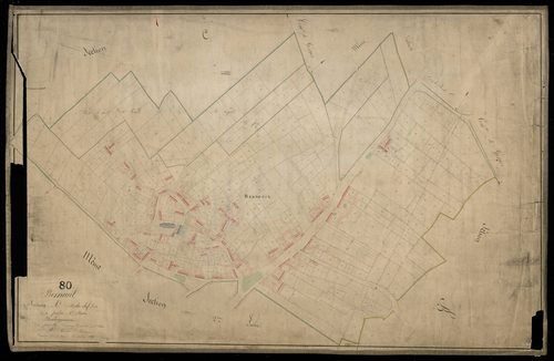 Plan du cadastre napoléonien - Berneuil : Chef-lieu (Le), A1