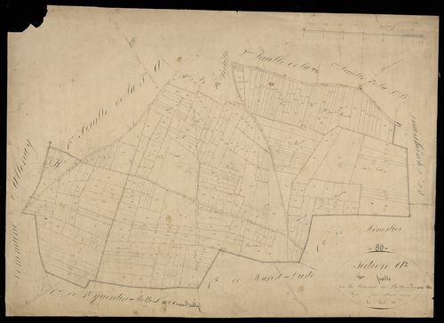 Plan du cadastre napoléonien - Bethencourt-sur-Mer (Béthencourt) : A2