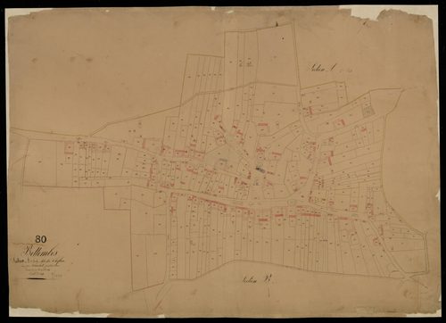 Plan du cadastre napoléonien - Bettembos : Chef-lieu (Le), A2