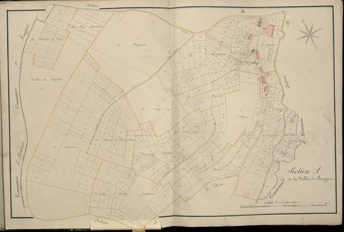 Plan du cadastre napoléonien - Atlas cantonal - Bettencourt-Riviere (Bettencourt) : Vallée de Beaupré (La), A1