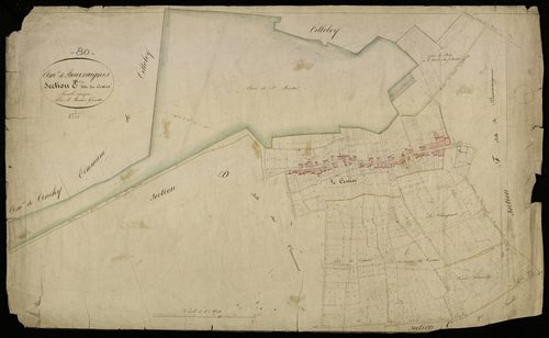 Plan du cadastre napoléonien - Beuvraignes : Cessier (Le), E