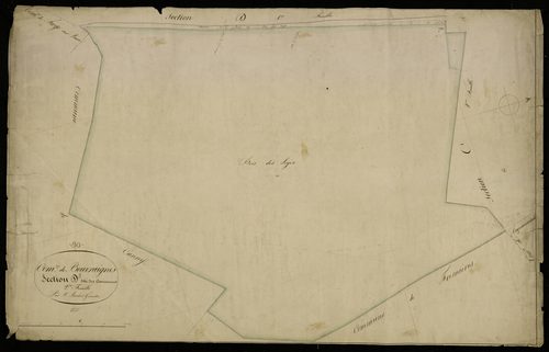 Plan du cadastre napoléonien - Beuvraignes : Communes (Les), D2