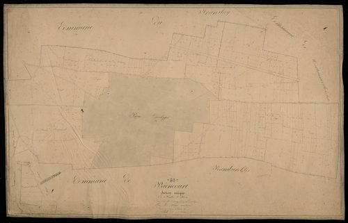 Plan du cadastre napoléonien - Biencourt : unique 1