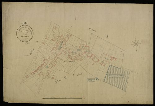 Plan du cadastre napoléonien - Billancourt : Village (Le), C2