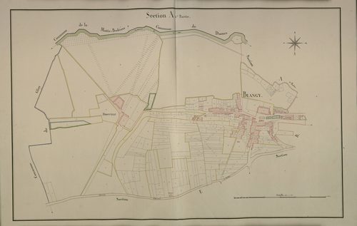 Plan du cadastre napoléonien - Blangy-Tronville (Blangy) : A1