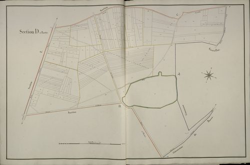 Plan du cadastre napoléonien - Blangy-Tronville (Blangy) : D2