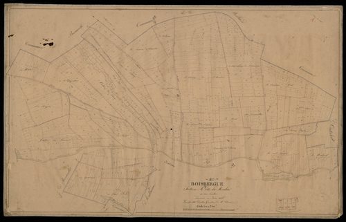 Plan du cadastre napoléonien - Boisbergue : Moulin (Le), A