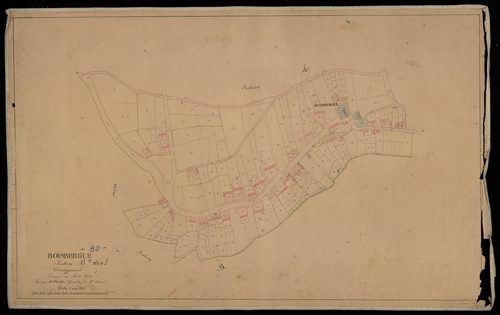 Plan du cadastre napoléonien - Boisbergue : B développement