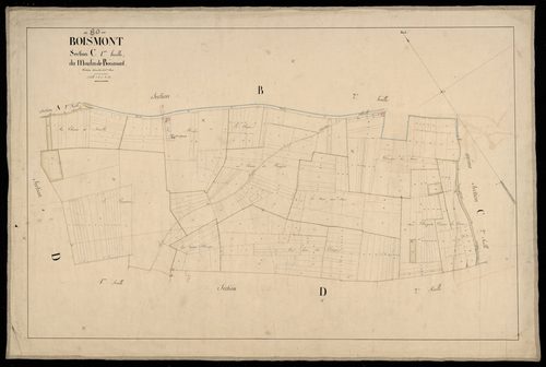 Plan du cadastre napoléonien - Boismont : Moulin de Boismont (Le), C1