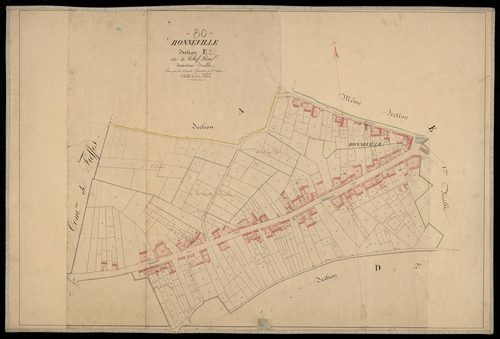 Plan du cadastre napoléonien - Bonneville : Chef-lieu (Le), E2