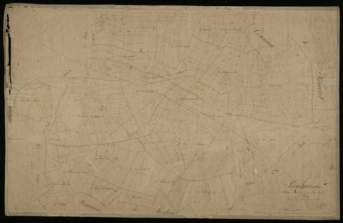 Plan du cadastre napoléonien - Bouchavesnes-Bergen (Bouchavesnes) : Bois Saint Pierre Vast (Le), A2