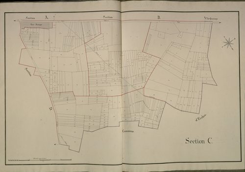 Plan du cadastre napoléonien - Bouchoir : C1