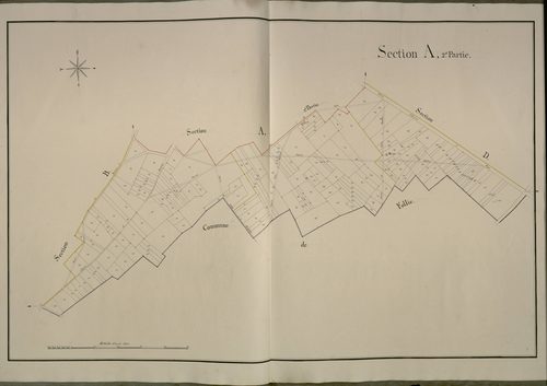 Plan du cadastre napoléonien - Bouchoir : A2