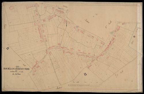 Plan du cadastre napoléonien - Bouillancourt-en-Sery : Chef-lieu (Le), C2