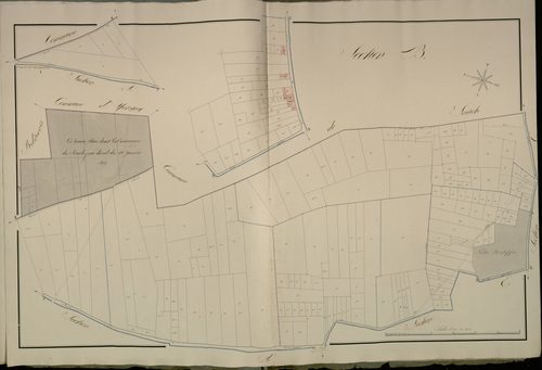 Plan du cadastre napoléonien - Bouquemaison : B