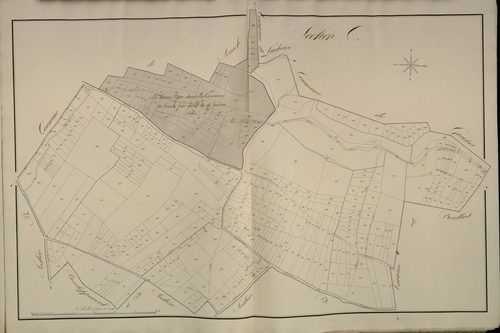 Plan du cadastre napoléonien - Bouquemaison : C2
