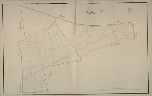 Plan du cadastre napoléonien - Bouquemaison : A