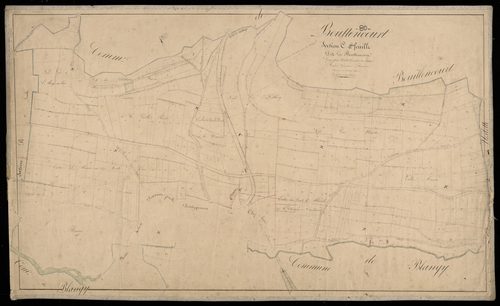 Plan du cadastre napoléonien - Bouttencourt : Bouttencourt, C1