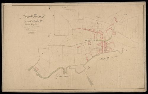 Plan du cadastre napoléonien - Bouttencourt : Chef-lieu (Le), C2