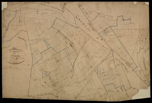 Plan du cadastre napoléonien - Bovelles : Notre Dame, D