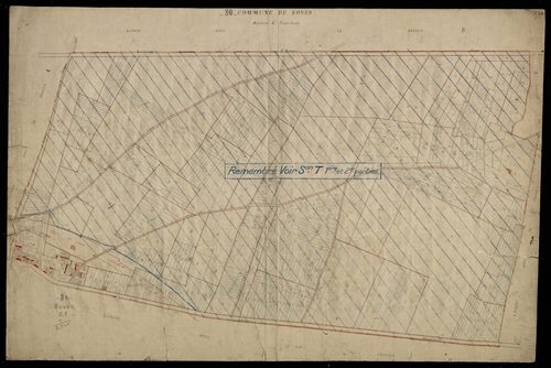 Plan du cadastre napoléonien - Boves : C1