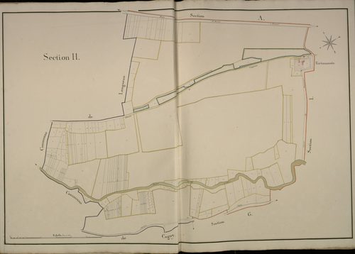 Plan du cadastre napoléonien - Boves : Fortmanoir, H