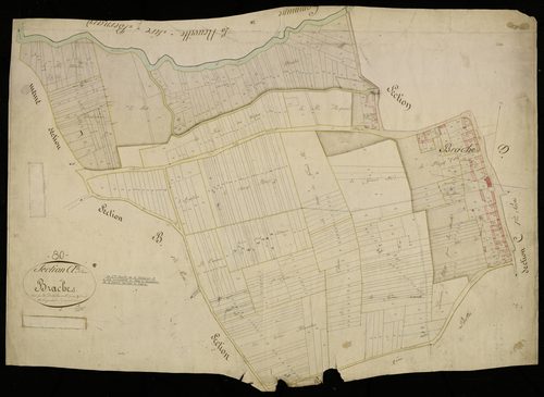 Plan du cadastre napoléonien - Braches (Brache) : A2