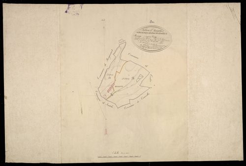 Plan du cadastre napoléonien - Brassy : tableau d'assemblage