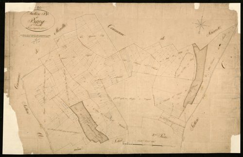 Plan du cadastre napoléonien - Bray-sur-Somme (Bray) : B1