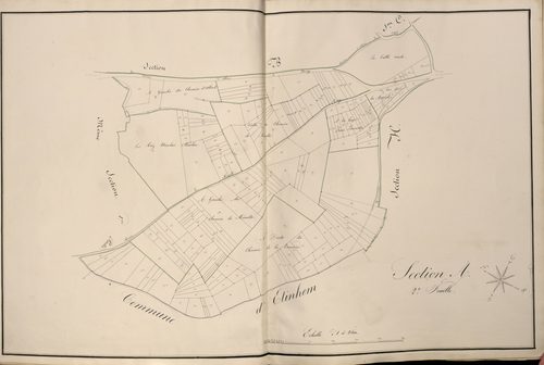Plan du cadastre napoléonien - Atlas cantonal - Bray-sur-Somme (Bray) : A2