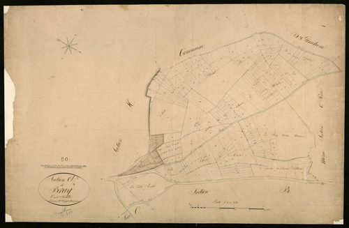Plan du cadastre napoléonien - Bray-sur-Somme (Bray) : A2