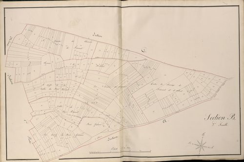 Plan du cadastre napoléonien - Atlas cantonal - Bray-sur-Somme (Bray) : B2