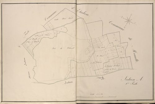 Plan du cadastre napoléonien - Atlas cantonal - Bray-sur-Somme (Bray) : A1