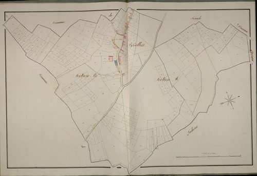 Plan du cadastre napoléonien - Brevillers : A et B