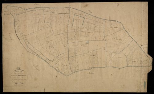 Plan du cadastre napoléonien - Briquemesnil-Floxicourt (Bricquemesnil) : Camp à Eux (Le), B