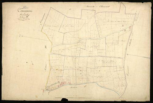 Plan du cadastre napoléonien - Brouchy : B