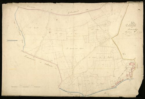 Plan du cadastre napoléonien - Brouchy : C1
