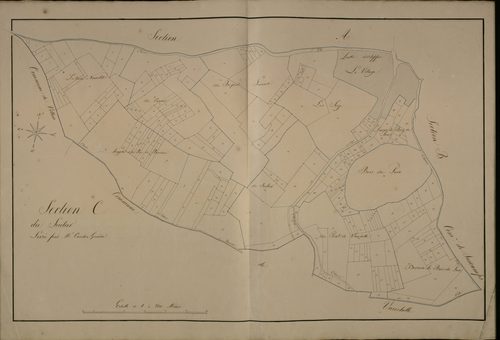 Plan du cadastre napoléonien - Brucamps : Seulier (Le), C